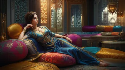 Illustration odalisques