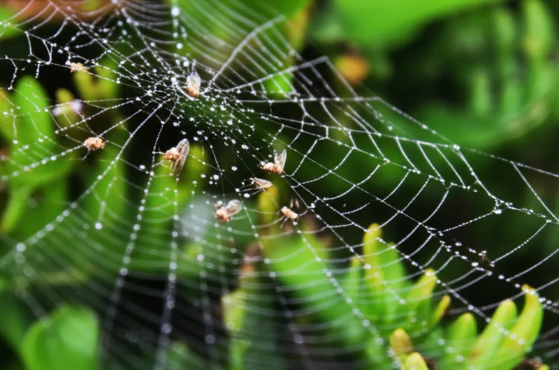 "spiderweb" शब्द का दृश्य चित्रण - मकड़ी का जाला