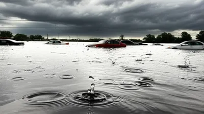 Illustration rainstorm