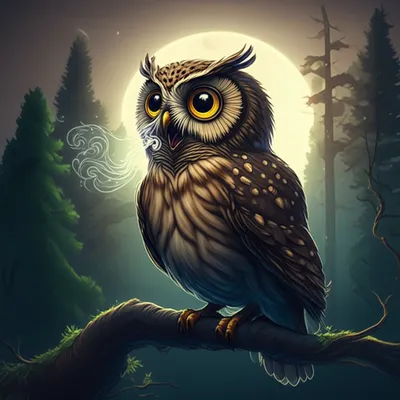 Illustration hoot - Image 1