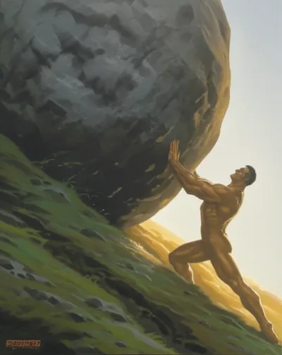 Illustration muscled