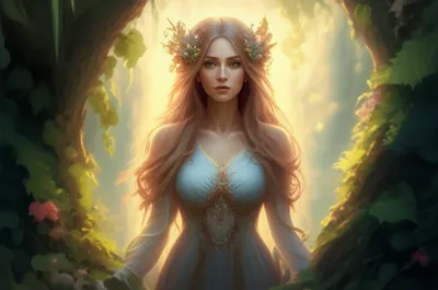 Illustration goddess