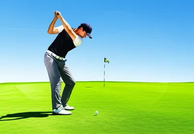 Illustration golfing - Image 1