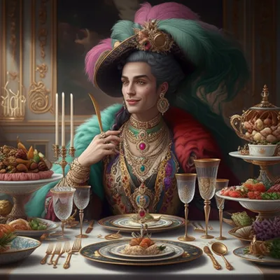 Illustration ostentatiously