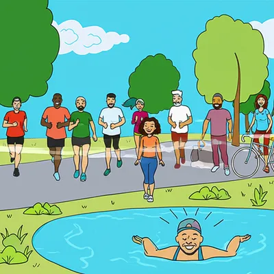 Illustration aerobic - Image 1