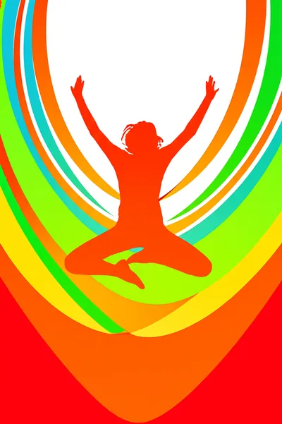 Illustration trampolining