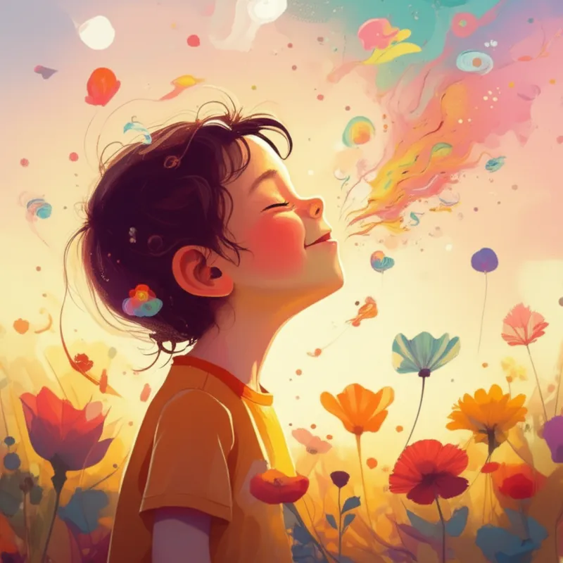 Visuelle Darstellung für das Wort „smells" - Geruch, Duft