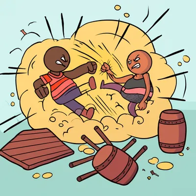 Illustration brawled - Image 1