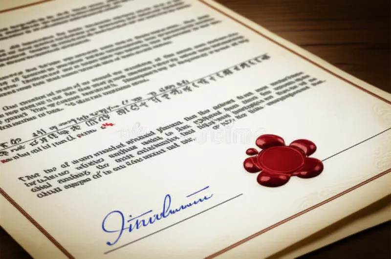 Visuelle Darstellung für das Wort „certificate" - Urkunde, Bescheinigung