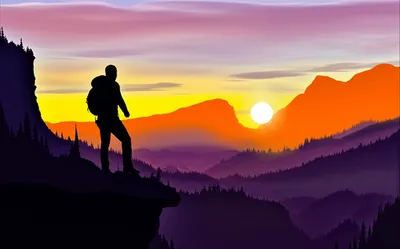 Illustration venturing - Image 1