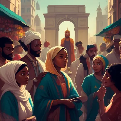 Illustration foreigners