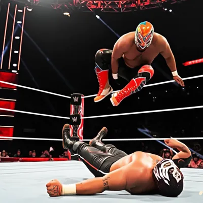 Illustration luchadores