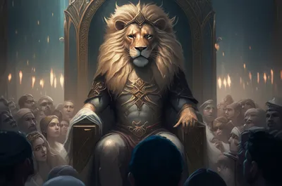 Illustration lion - Image 1