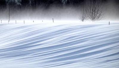 Illustration snowdrifts