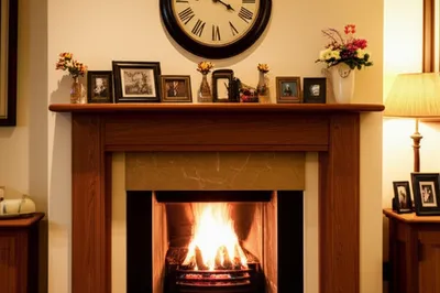 Illustration mantelpiece