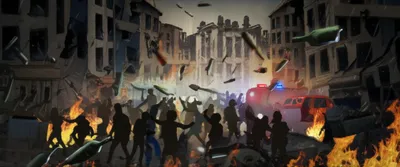 Illustration rioting - Image 1