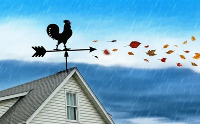 Illustration weathercock