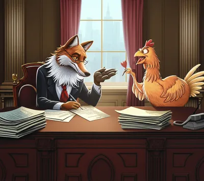 Illustration shrewdly - Image 1