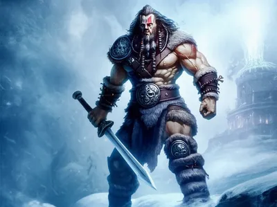 Illustration barbarian - Image 1