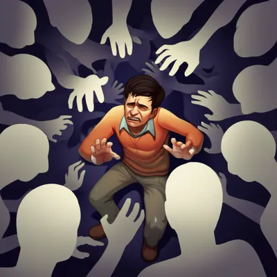 Illustration crowded - Image 1