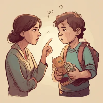 Illustration crying - Image 1