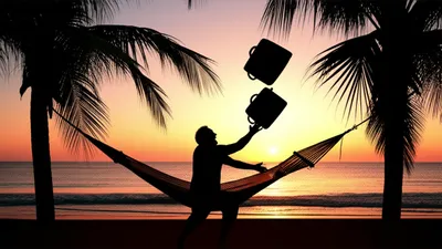 Illustration retiring