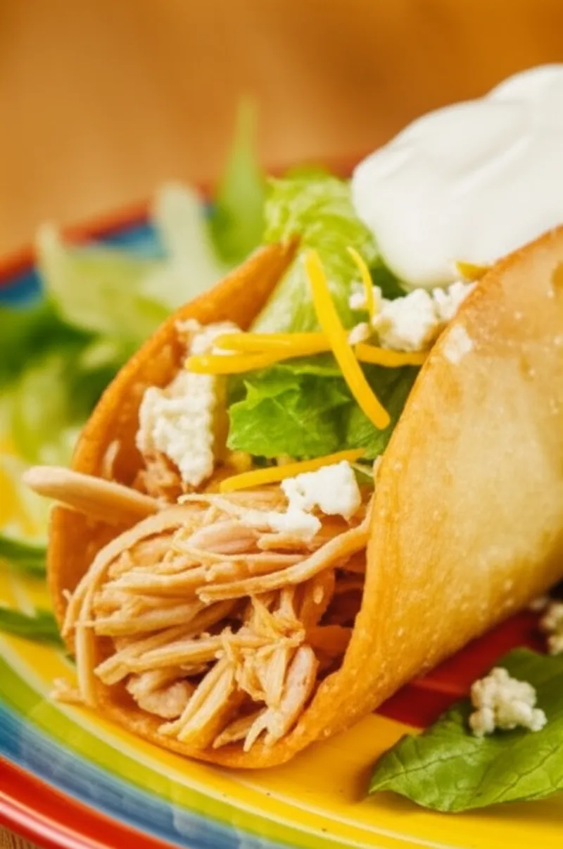 Hình ảnh minh họa cho từ "flauta" - Bánh taco cuộn chiên.