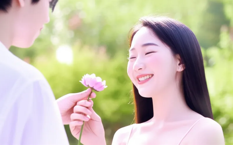 Illustration visuelle du mot « flirtation » - Flirt, coquetterie