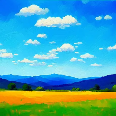 Illustration gouache - Image 1