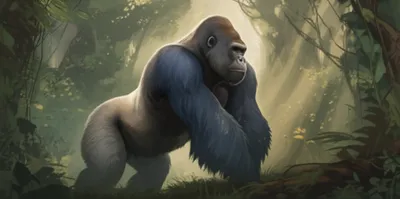 Illustration gorilla - Image 1