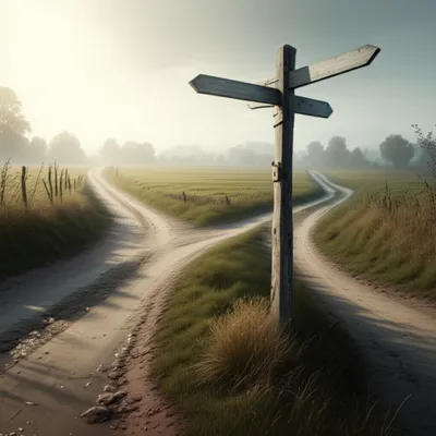 Illustration crossroad - Image 1