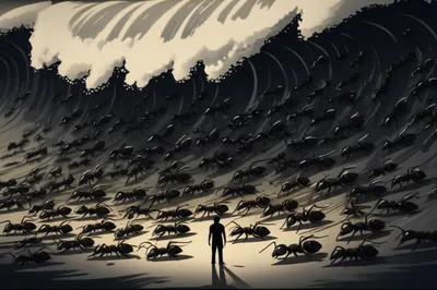 Illustration swarmed - Image 1