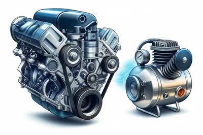 Illustration supercharger