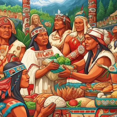 Illustration potlatch - Image 1