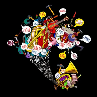 Illustration tumultuous