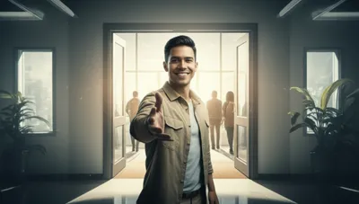 Illustration receptionist - Image 1