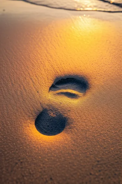 Illustration footstep