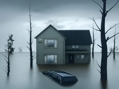 Illustration flooded