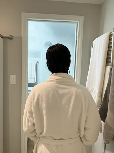 Illustration bathrobes