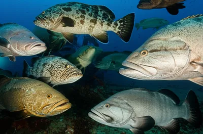 Illustration jewfish