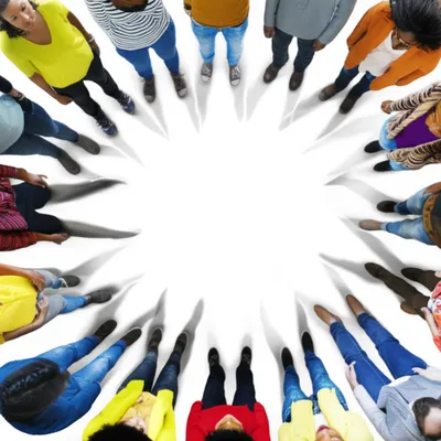 Illustration congregating - Image 1