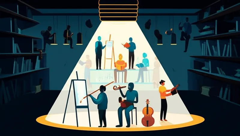 Illustration visuelle du mot « illustrations » - Illustration, explication