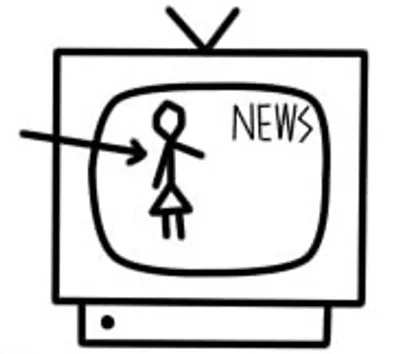 Illustration anchorwoman - Image 2