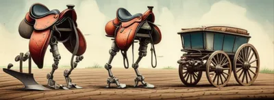 Illustration horses - Image 1