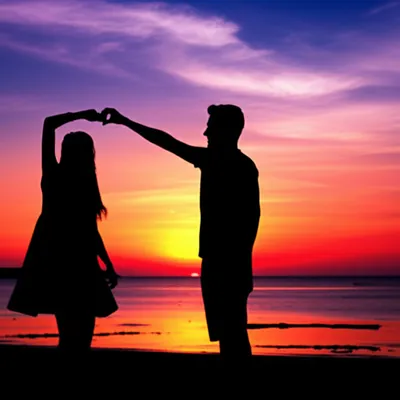 Illustration romantically