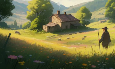 Illustration bucolic - Image 1