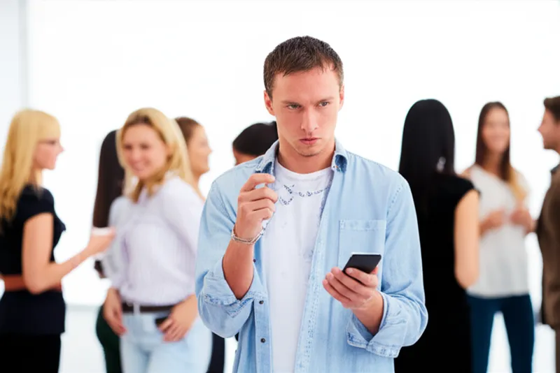 Визуальная иллюстрация слова «awkward» - Неуклюжий человек