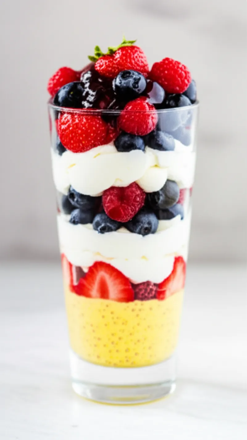 Illustration visuelle du mot « parfait » - Parfait glacé