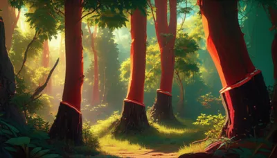 Illustration bloodwood - Image 1