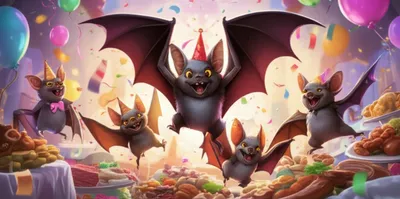 Illustration bats - Image 1